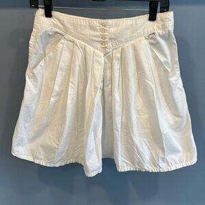 Guess Vintage white skirt pleated